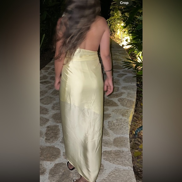 BAOBAB yellow wrap dress - Picture 5 of 6